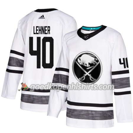 Buffalo Sabres Robin Lehner 40 2019 All-Star Adidas Wit Authentic Shirt - Mannen